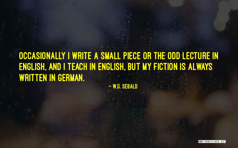 Show Hey Jessie Quotes By W.G. Sebald Show Hey Jessie Quotes By W.G. Sebald