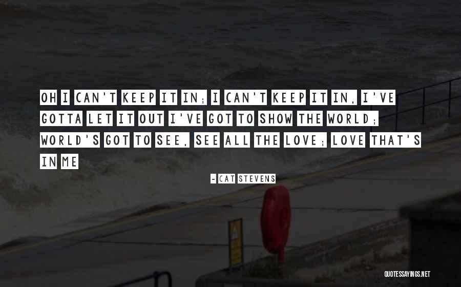 Show Me The World Love Quotes By Cat Stevens Show Me The World Love Quotes By Cat Stevens