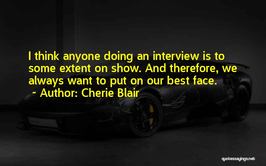 Show Some Best Quotes By Cherie Blair