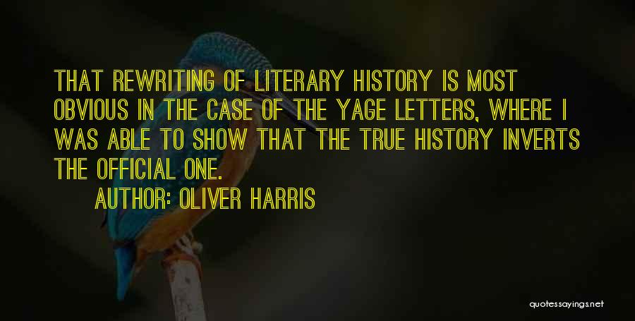 Show The Quotes By Oliver Harris