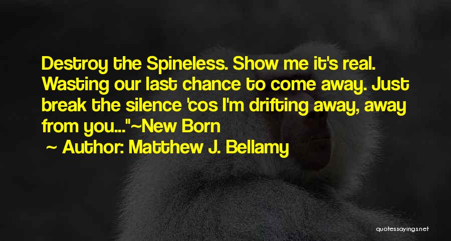 Show The Real Me Quotes By Matthew J. Bellamy