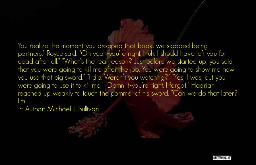 Show The Real Me Quotes By Michael J. Sullivan