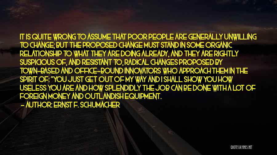 Show Them They're Wrong Quotes By Ernst F. Schumacher