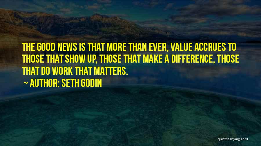 Show Up To Work Quotes By Seth Godin