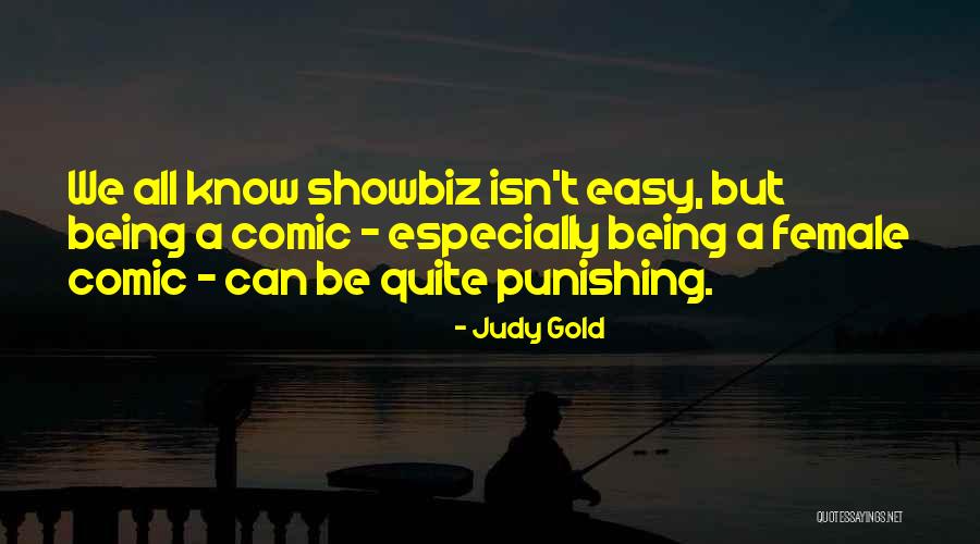 Showbiz Quotes By Judy Gold