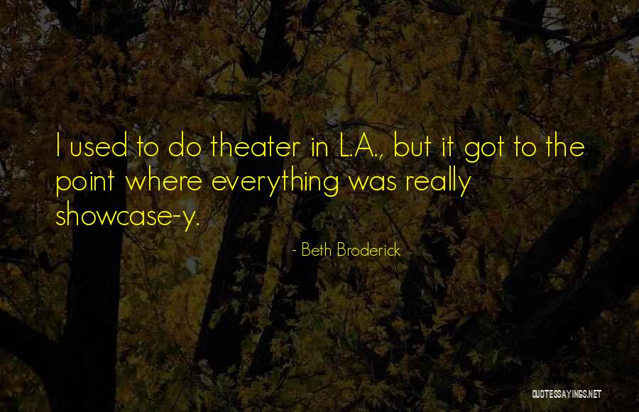 Showcase Quotes By Beth Broderick Showcase Quotes By Beth Broderick