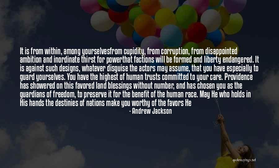 Showered Quotes By Andrew Jackson Showered Quotes By Andrew Jackson
