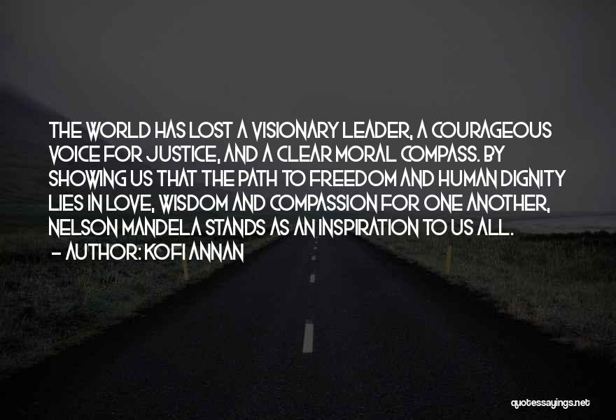 Showing Compassion Quotes By Kofi Annan