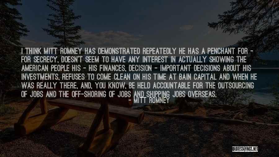 Showing Cow Quotes By Mitt Romney