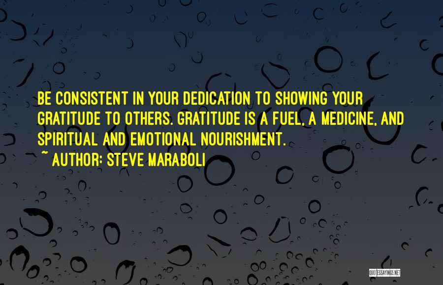 Showing Gratitude Quotes By Steve Maraboli