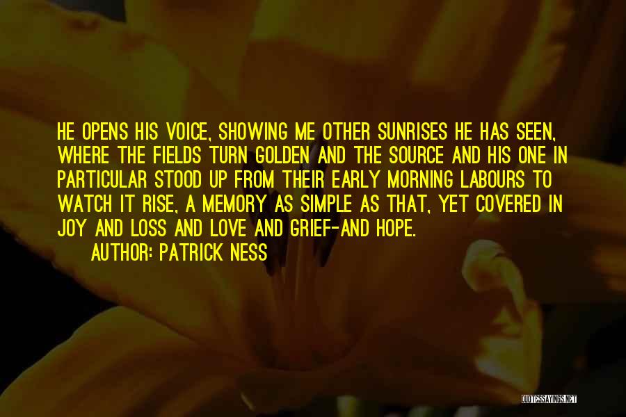 Showing Me Love Quotes By Patrick Ness