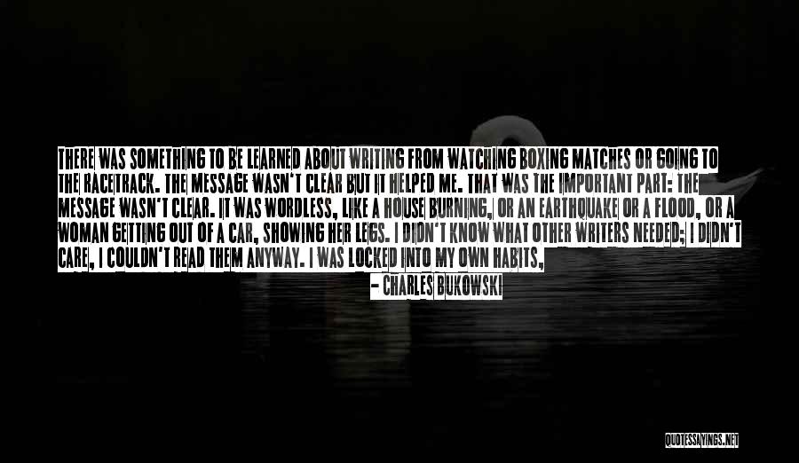 Showing You Care Quotes By Charles Bukowski