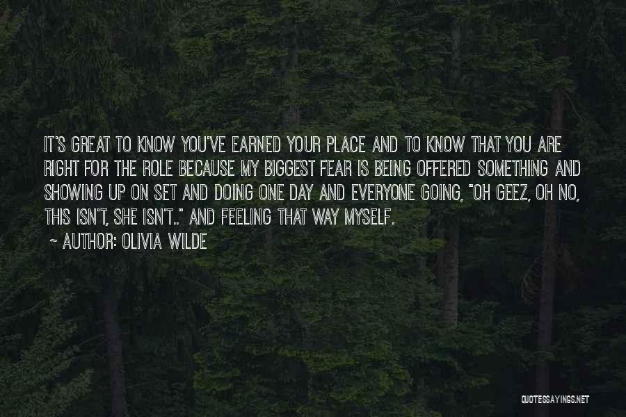 Showing Your Feelings Quotes By Olivia Wilde