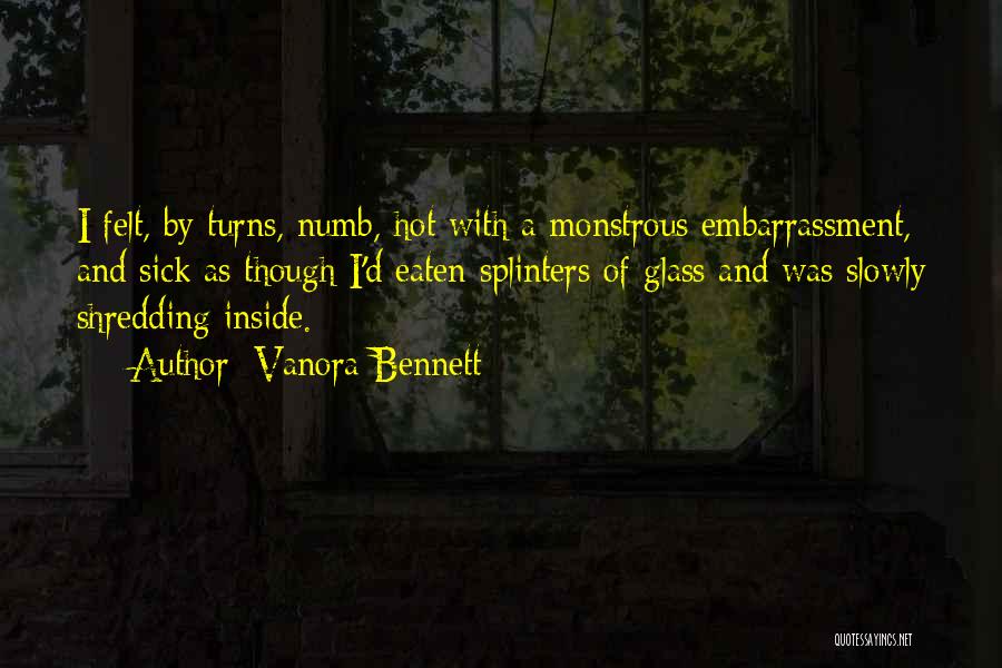 Shredding Quotes By Vanora Bennett