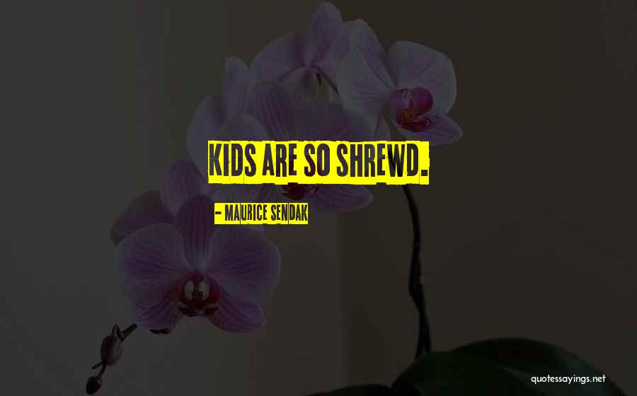 Shrewd Quotes By Maurice Sendak