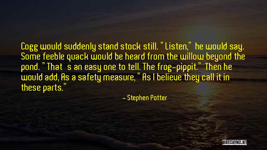 Shrines Of Depths Quotes By Stephen Potter Shrines Of Depths Quotes By Stephen Potter