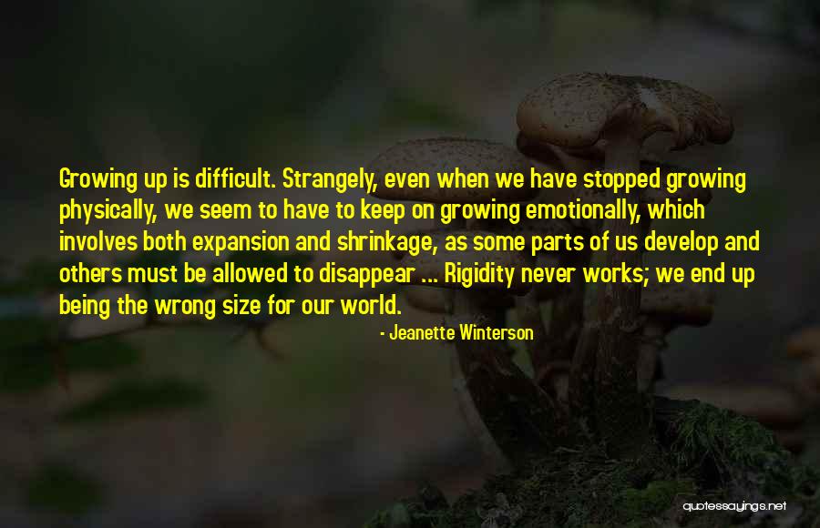 Shrinkage Quotes By Jeanette Winterson