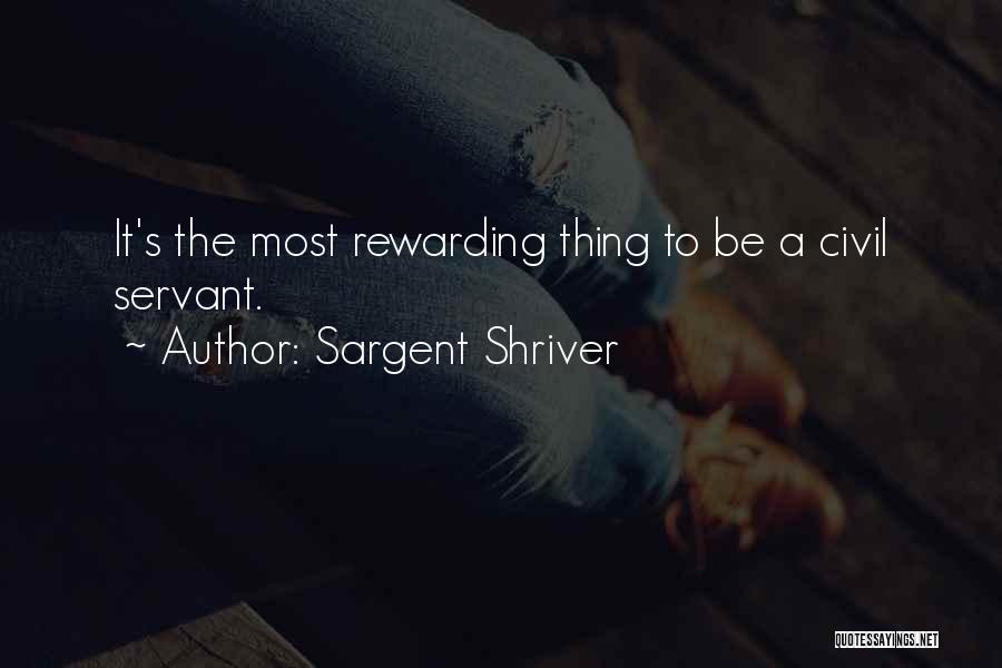 Shriver Quotes By Sargent Shriver