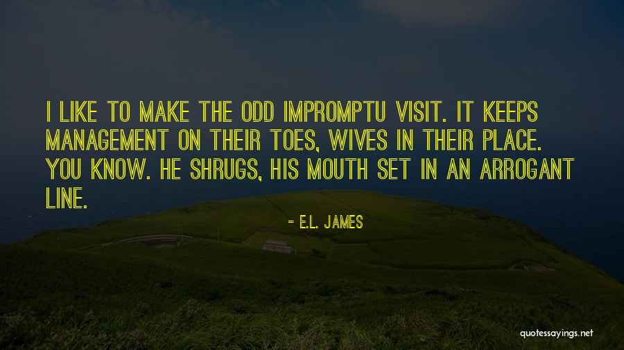 Shrugs Quotes By E.L. James Shrugs Quotes By E.L. James