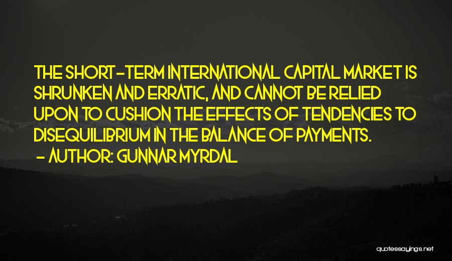 Shrunken Quotes By Gunnar Myrdal