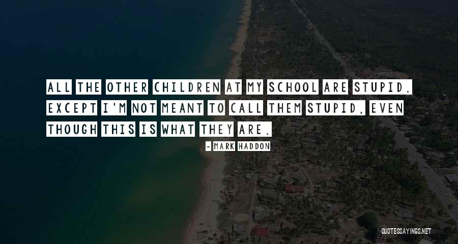 Shtuli Quotes By Mark Haddon Shtuli Quotes By Mark Haddon