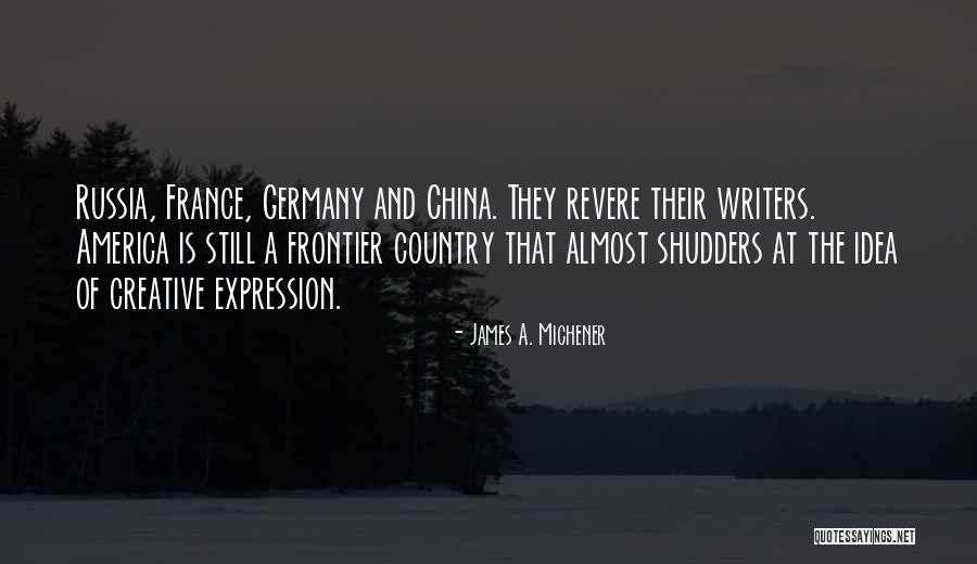 Shudders Quotes By James A. Michener Shudders Quotes By James A. Michener