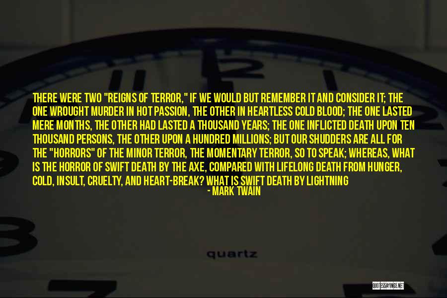 Shudders Quotes By Mark Twain Shudders Quotes By Mark Twain