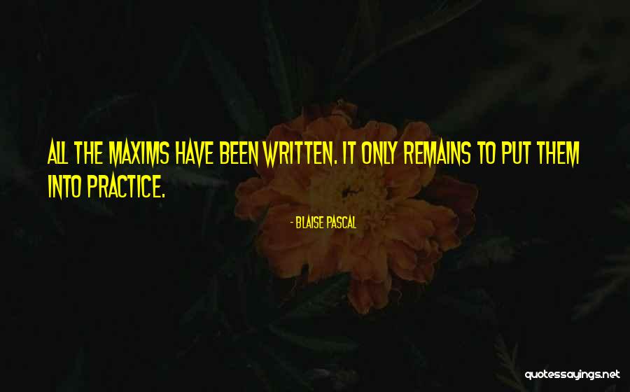 Shukree Tilghman Quotes By Blaise Pascal Shukree Tilghman Quotes By Blaise Pascal