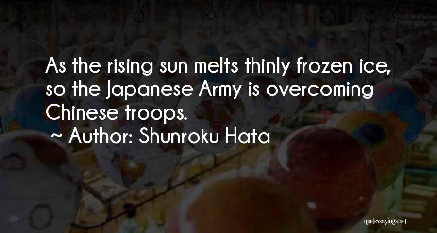 Shunroku Hata Quotes 567212