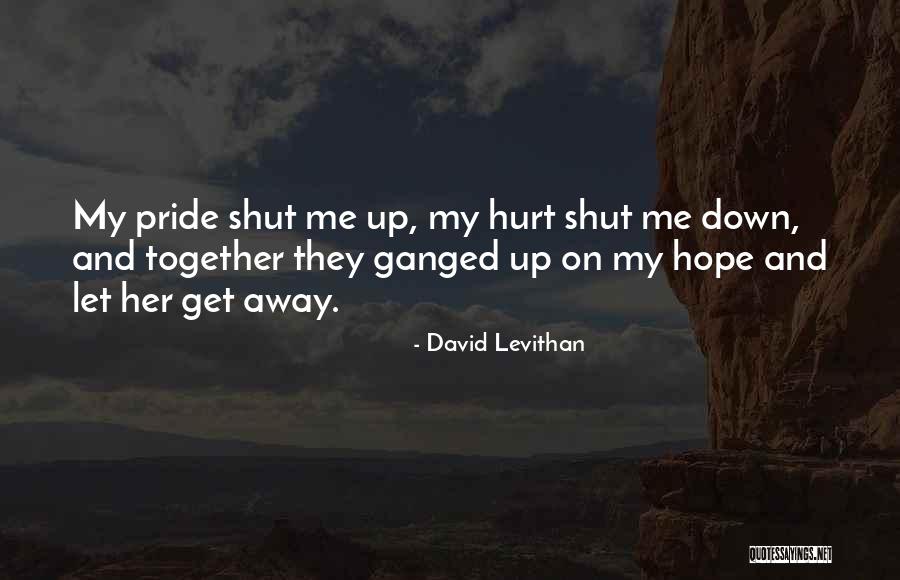 Shut Me Down Quotes By David Levithan