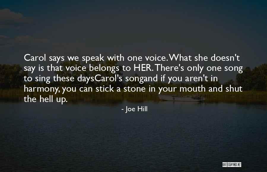 Shut The Hell Quotes By Joe Hill Shut The Hell Quotes By Joe Hill