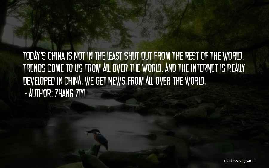 Shut The World Quotes By Zhang Ziyi