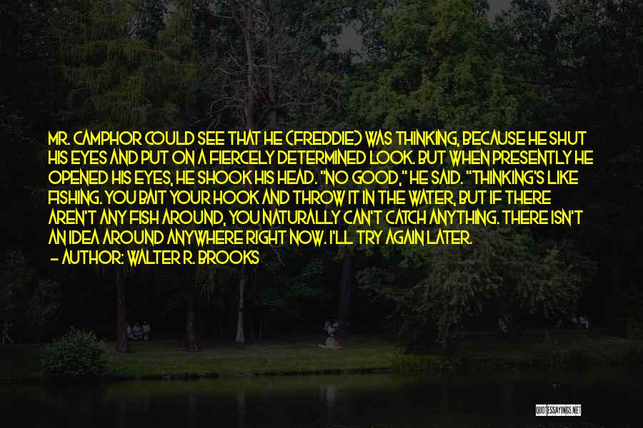 Shut Up And Fish Quotes By Walter R. Brooks