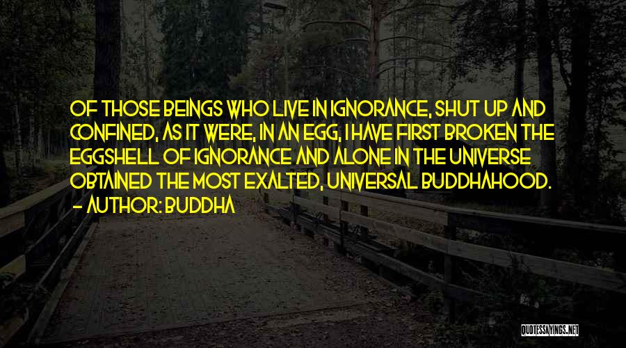 Shut Up And Live Quotes By Buddha