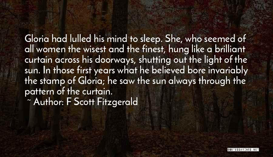 Shutting Your Mind Off Quotes By F Scott Fitzgerald