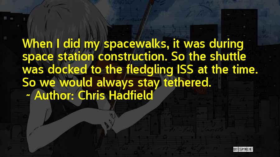 Shuttle Quotes By Chris Hadfield