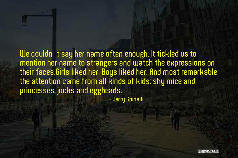 Shy Boys Quotes By Jerry Spinelli Shy Boys Quotes By Jerry Spinelli