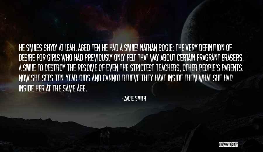 Shyly Quotes By Zadie Smith Shyly Quotes By Zadie Smith