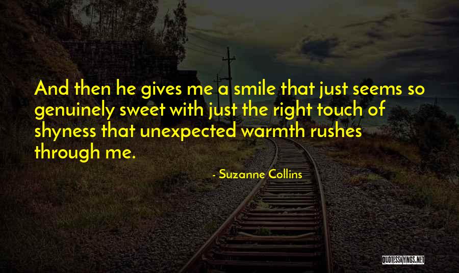 Shyness And Love Quotes By Suzanne Collins