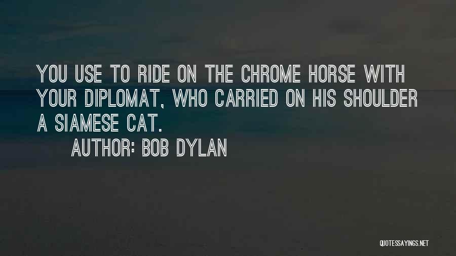 Siamese Cat Quotes By Bob Dylan