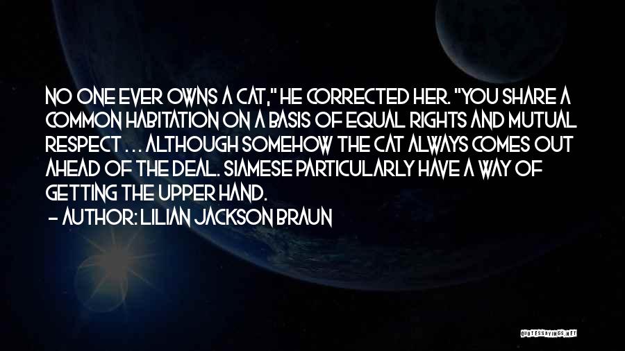 Siamese Cat Quotes By Lilian Jackson Braun