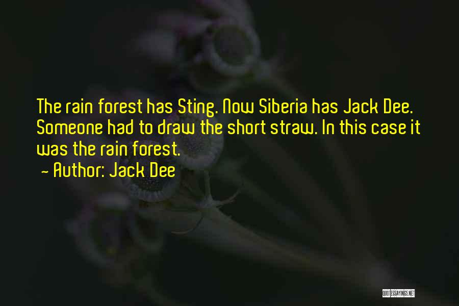 Siberia Quotes By Jack Dee