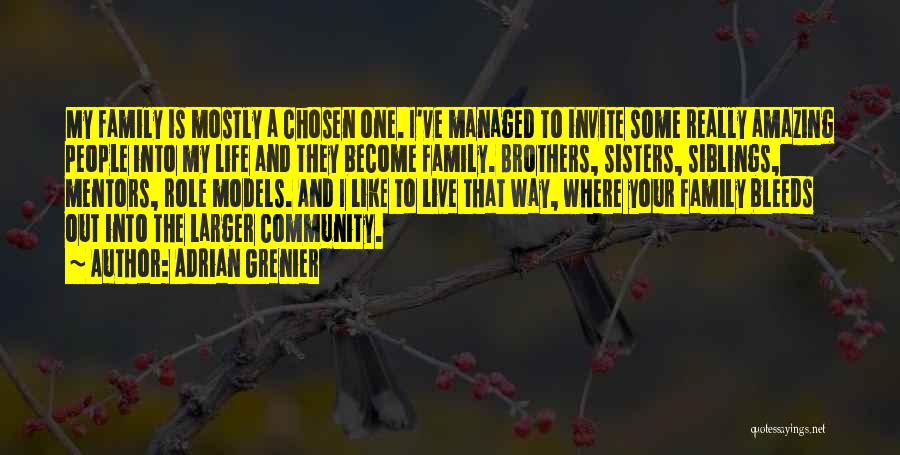 Siblings Brothers And Sisters Quotes By Adrian Grenier