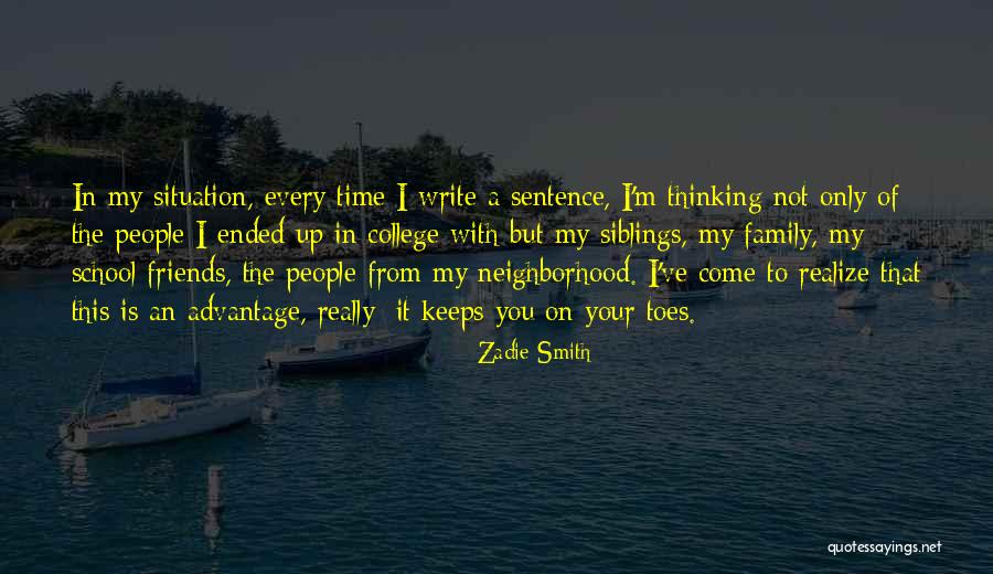 Siblings Going To College Quotes By Zadie Smith Siblings Going To College Quotes By Zadie Smith