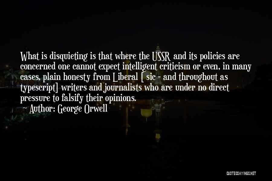 Sic In Direct Quotes By George Orwell