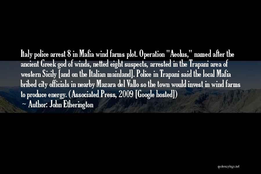 Sicily Mafia Quotes By John Etherington