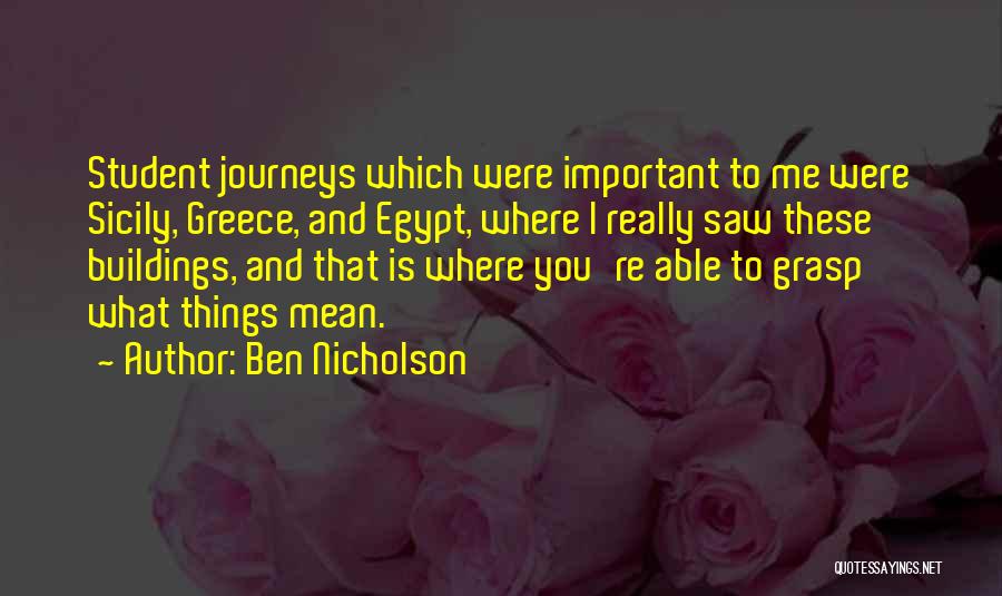 Sicily Quotes By Ben Nicholson