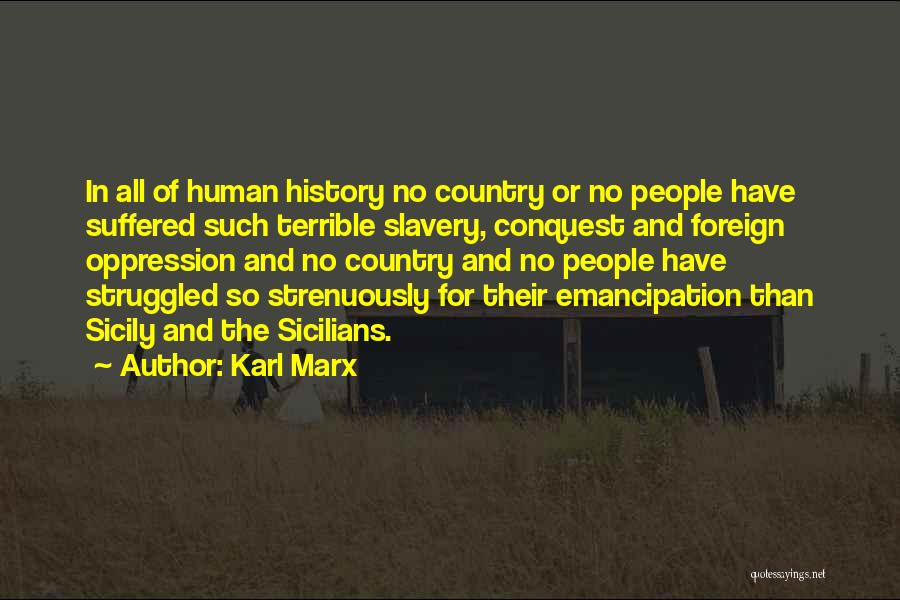Sicily Quotes By Karl Marx