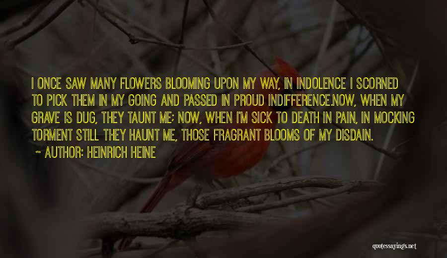 Sick And Pain Quotes By Heinrich Heine