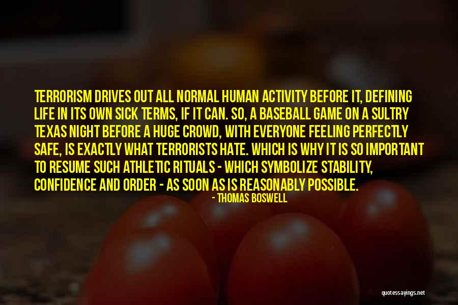 Sick Hockey Quotes By Thomas Boswell Sick Hockey Quotes By Thomas Boswell